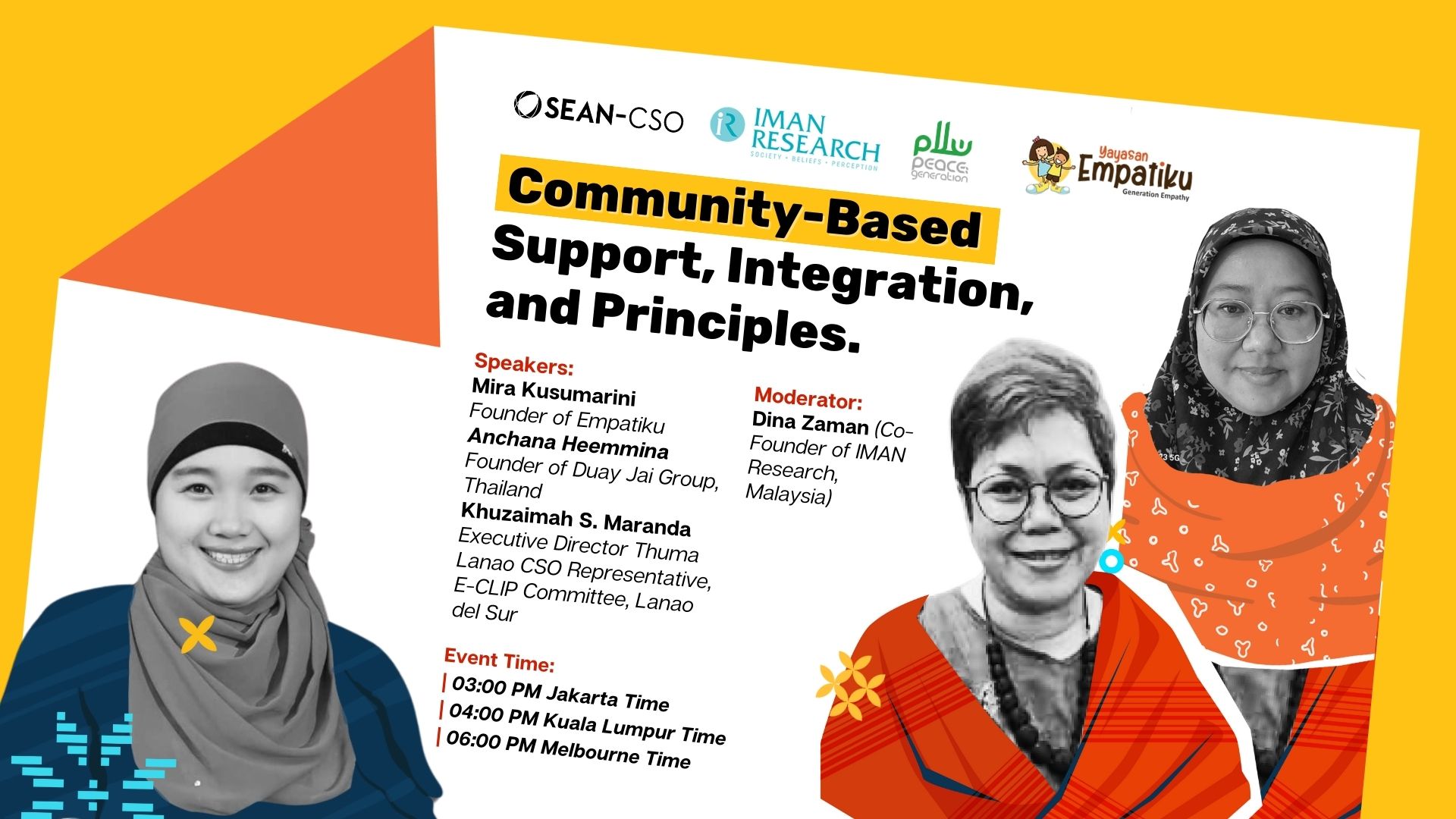 [SEAN-CSO Webinar Series 2024] #2: Community-Based Support, Integration, and Principles